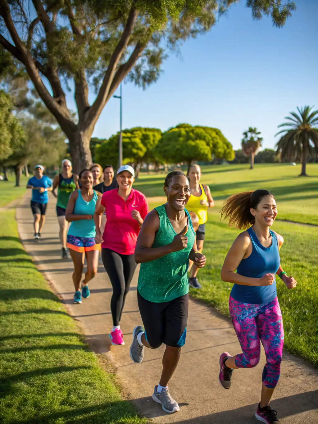 A dynamic image of athletes transitioning between cycling and running during a duathlon training session, showcasing the intensity and coordination required for the sport.